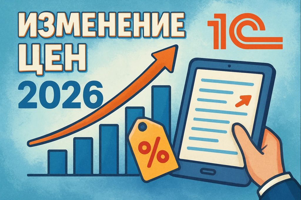 повышение цен 1С